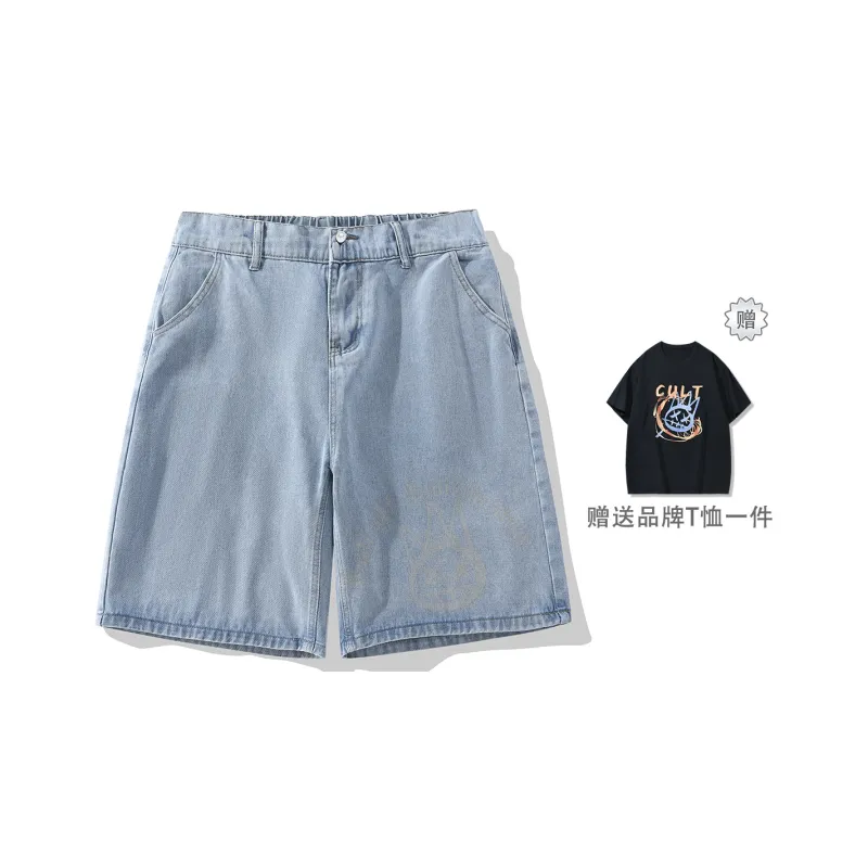 CULT OF INDIVIDUALITY Denim Shorts Unisex-10