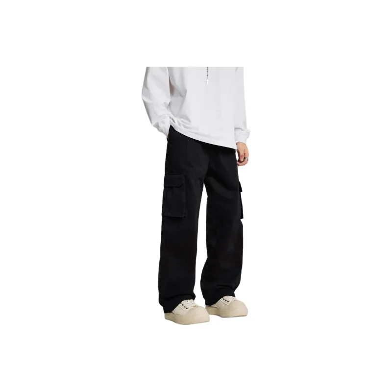 AHAH Casual Pants Men Black-0