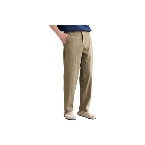 A.B.X Elastic Waistband With Slanted Slip Pocket Suitable For Spring And Autumn Casual Pants Men's