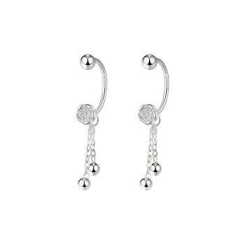 Daisy Dream 999 Fine Silver Earrings Women's