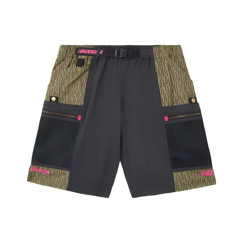 New Balance Casual Shorts Men Camouflage Black-0