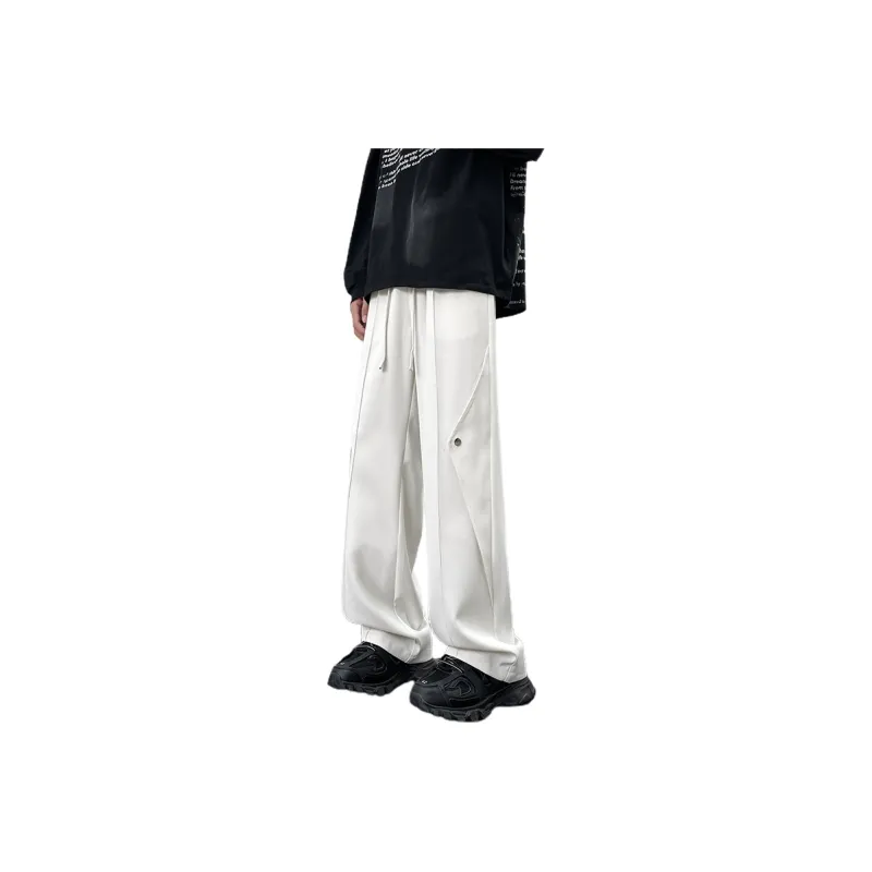 NOTFORMAD Casual Pants Unisex Fuchsia-4