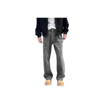 DAFK Casual Pants Men's Gray Recommended By The Main Designer