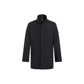 Hush Puppies Trench Coat Men's Ink Blue