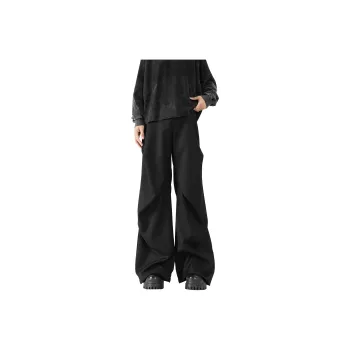 HOKLV Casual Pants Unisex Classic Black