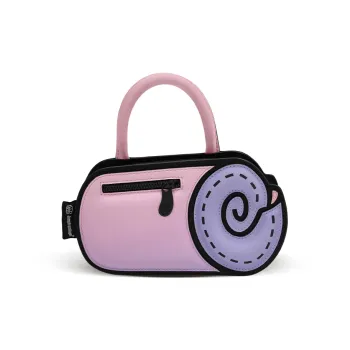 JumpFromPaper Synthetic Leather Crossbody Handbag Unisex Multicolor