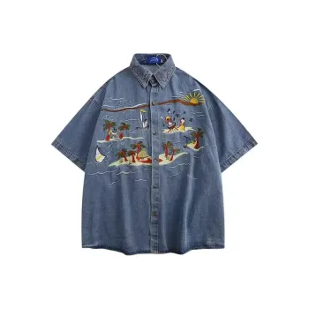 TONYBEAR Shirts Men Blue
