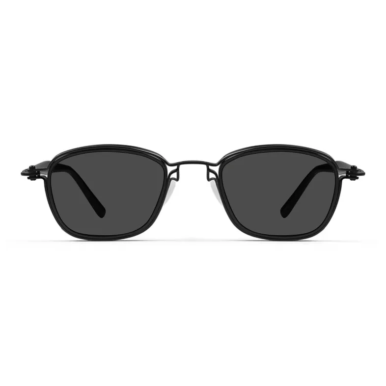 Morakot Pure Titanium Square Sunglasses Men's-5