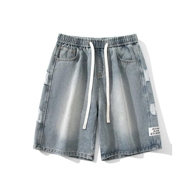 DESSO Denim Shorts Unisex Light Blue-0
