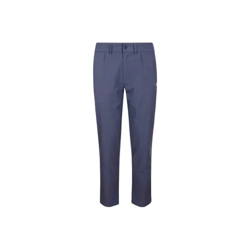 K WAY Casual Pants Men Blue