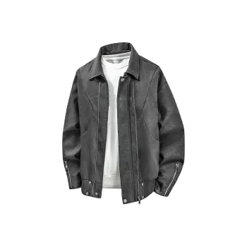 FASTFISH Leather Jackets Unisex