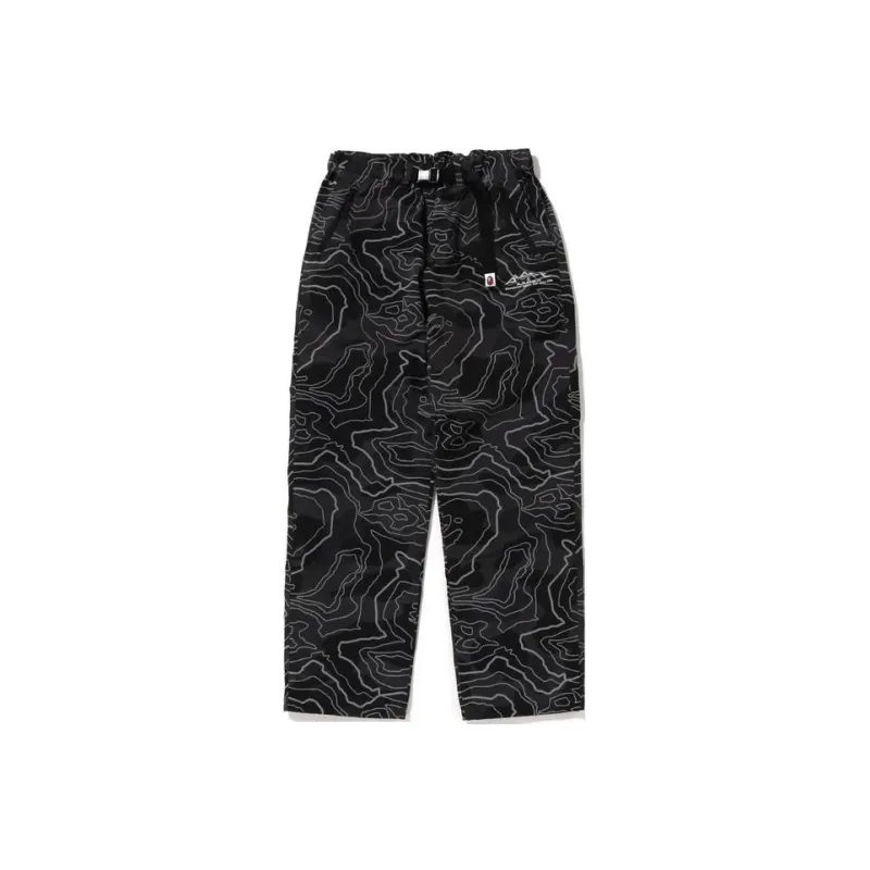 Bape Layered Line Camo Track Pants-3