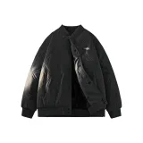 Regular Lightweight Puffer Jacket-Black