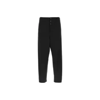 SAINT LAURENT Button Detailed Straight Leg Pants