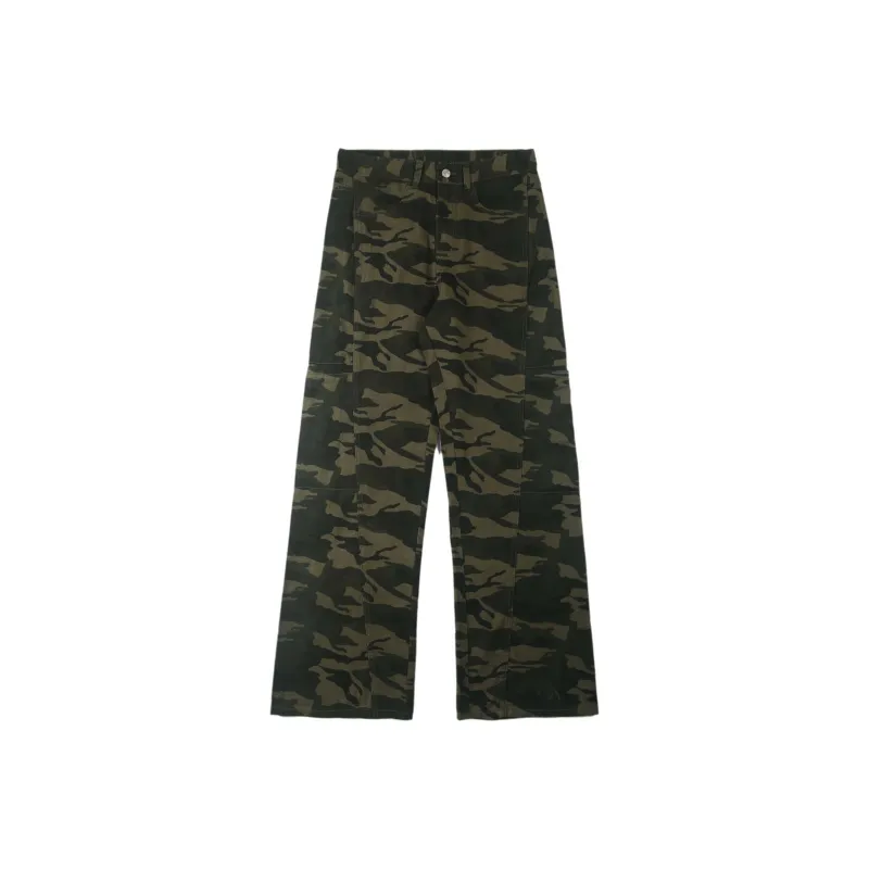 ZWWWZ Cargo Pants Unisex Camouflage-0