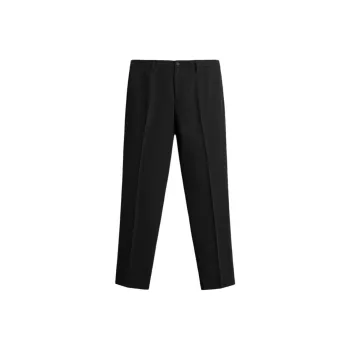 ZARA Suit Trousers Men Black