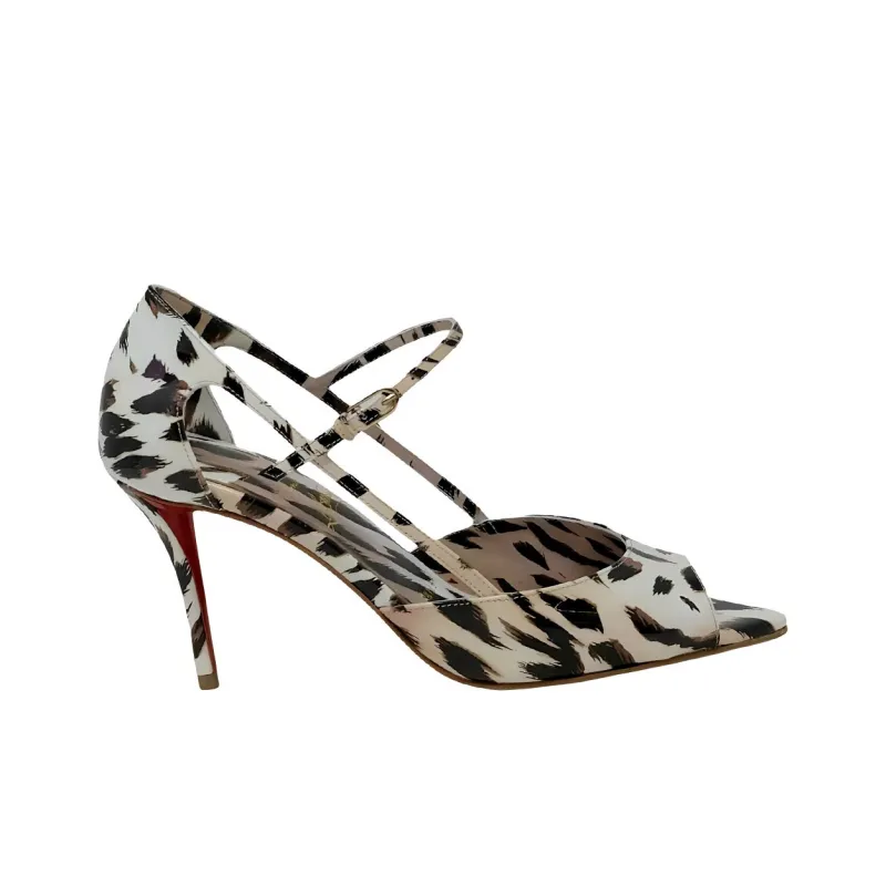 CL LUBOTING Miss Z Slim Heel High Heels 8cm Women's Pink-1