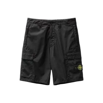 STONE ISLAND Casual Shorts Men Black