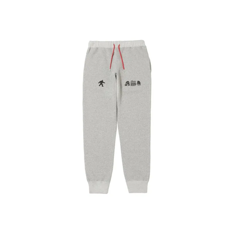 NANGA TACOMA FUJI RECORDS Collaboration Knitted Sweatpants Unisex Gray-0