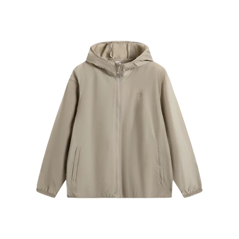 LiNing Sports Trend Series Trench Coat Men's Stone Lotus Brown-0