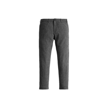 Hollister Casual Pants Men Gray Plaid