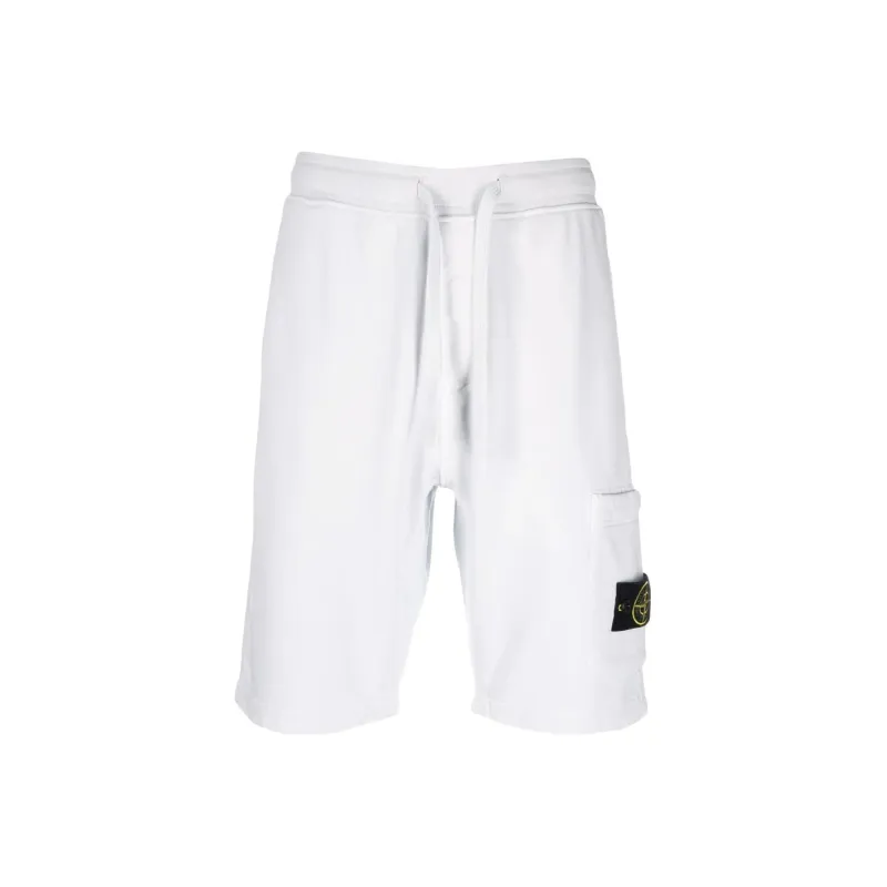 STONE ISLAND Logo patch Track Shorts-0