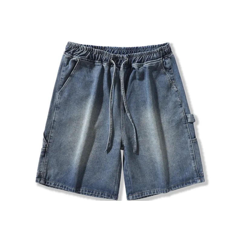 PUCCA Denim Shorts Unisex Dark Blue-0