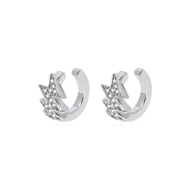 ZANC Alloy Clip On Earrings Unisex-6