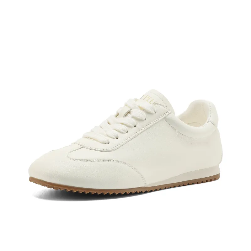 FIVE PLUS Anti Slip Wear Resistant Low Top Casual Shoes Women's Ecru-1
