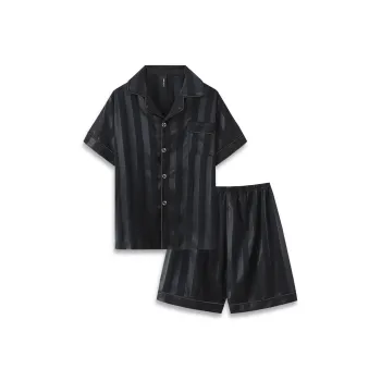 XIAFENYAN Pajama Set Men's Black