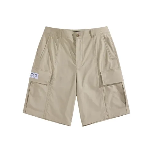 PEACEBIRD MEN Cargo Shorts Men Khaki