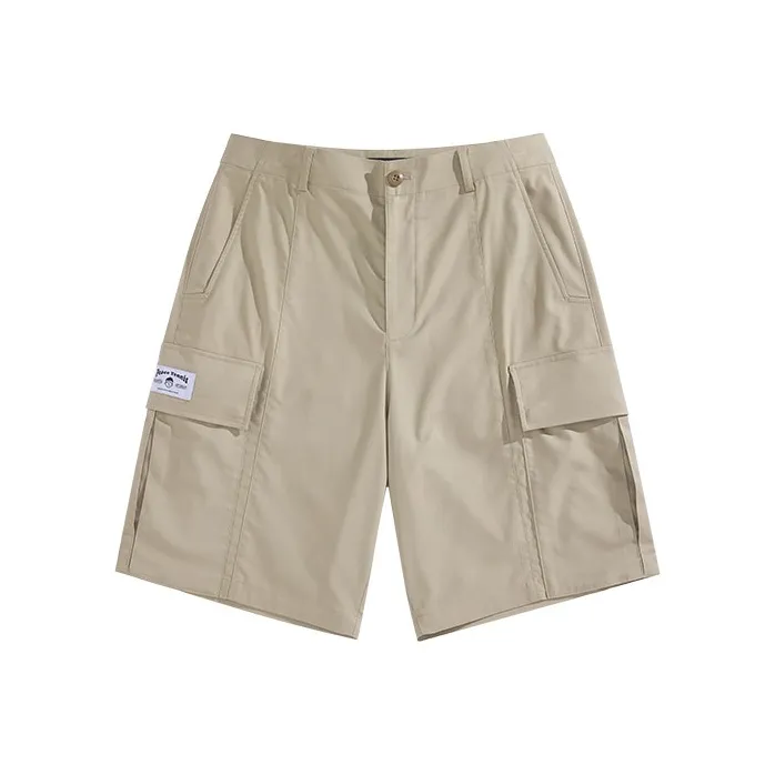 PEACEBIRD MEN Cargo Shorts Men Khaki-0