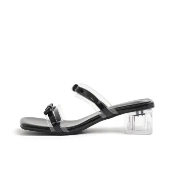 LXVB Rubber Sole Quiet Slide Slippers Women's