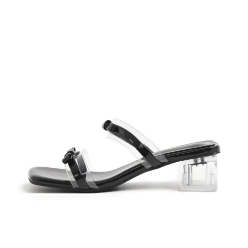 LXVB Rubber Sole Quiet Slide Slippers Women's