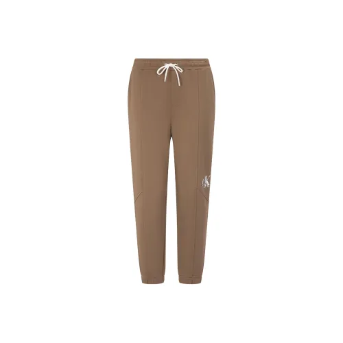 CALVIN KLEIN Casual Pants Men's Coffee Brown