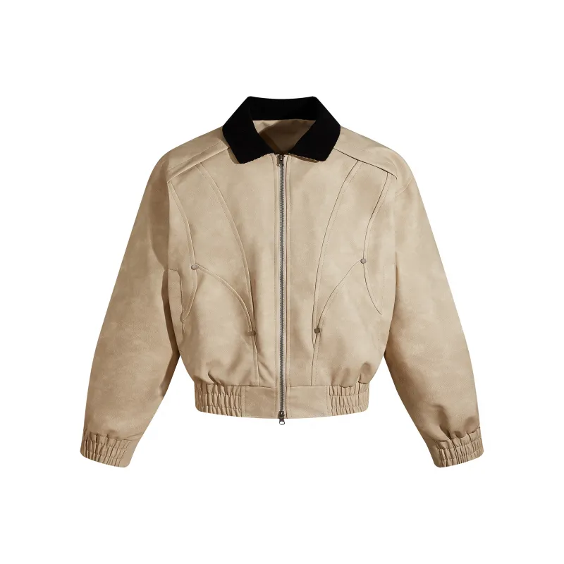 Masongarments Leather Jacket Unisex-3