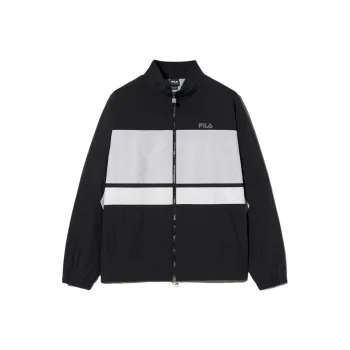 FILA Trench Coats Unisex Black