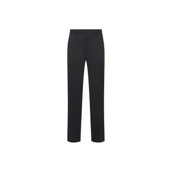 GUCCI Logo Embroidery Wool Pants