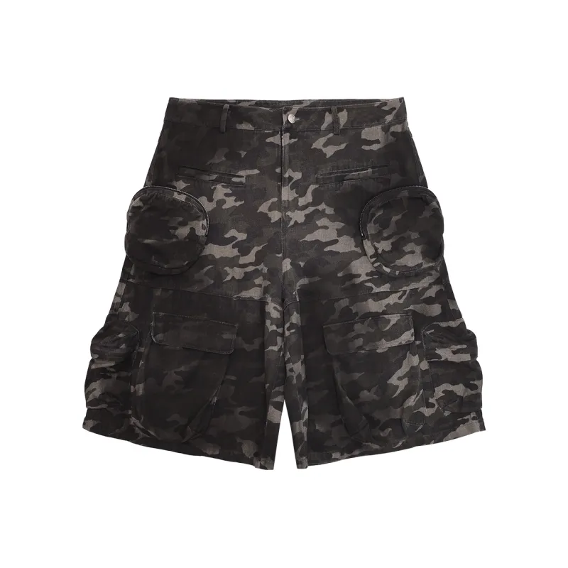 IMXS Cargo Shorts Unisex Camouflage Multicolor-0