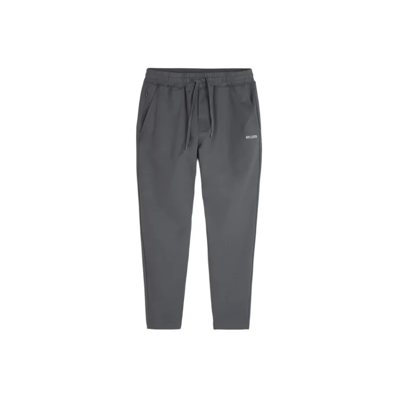 Hollister Knitted Sports Pants Men's Dark Gray-0