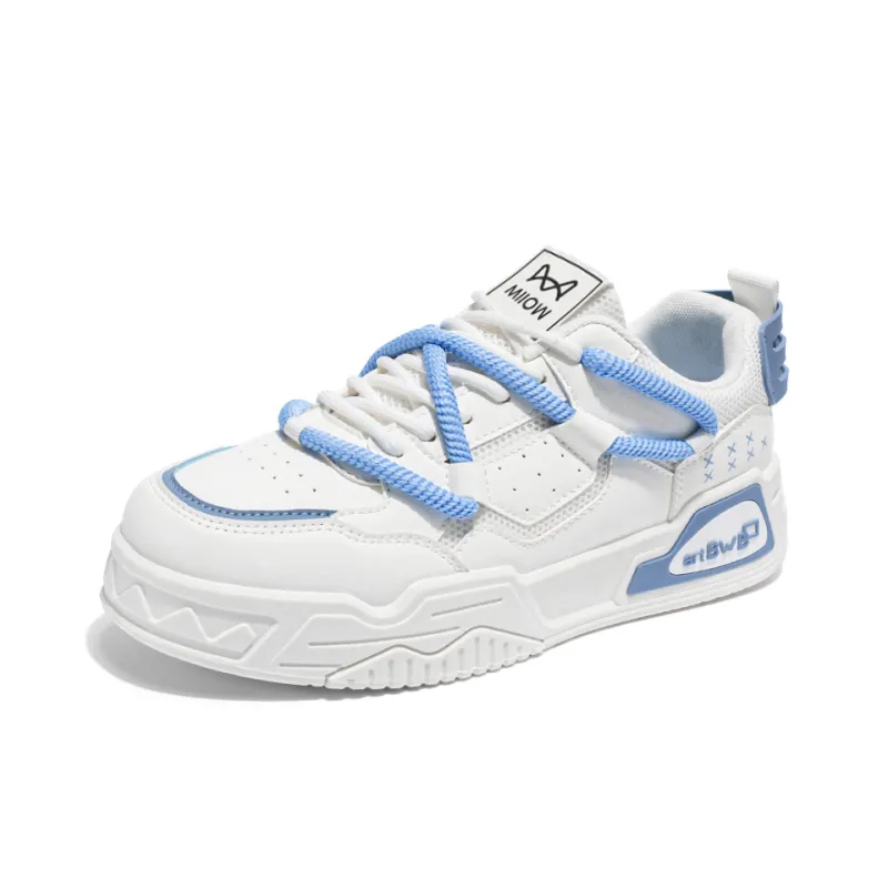 MIIOW Anti Slip Wear Resistant Low Top Skateboard Shoes Men's Box-5