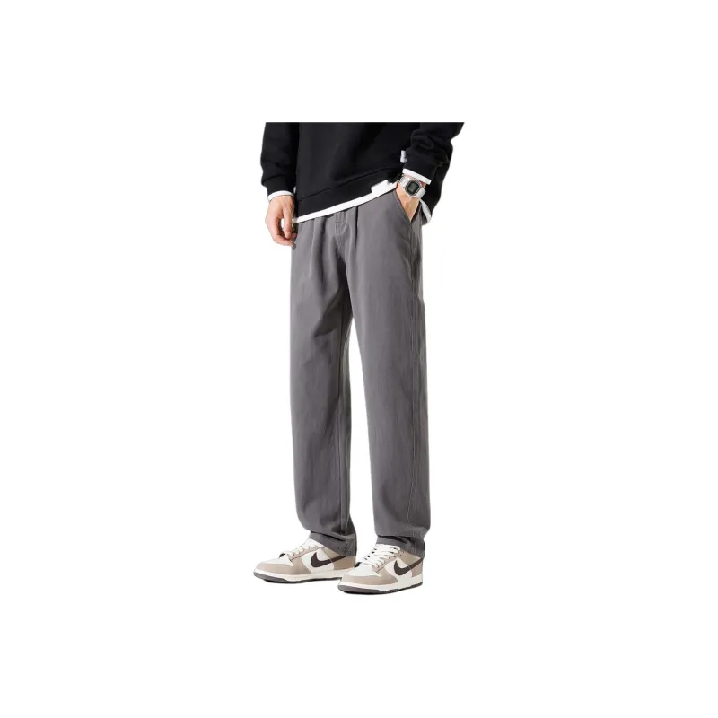 Tonlion Casual Pants Unisex Dark Gray-0