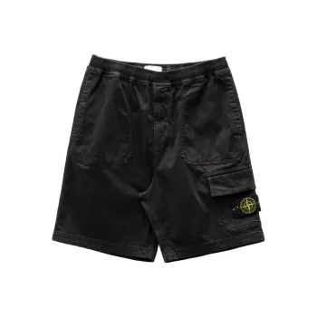 STONE ISLAND Cargo Shorts Unisex Black