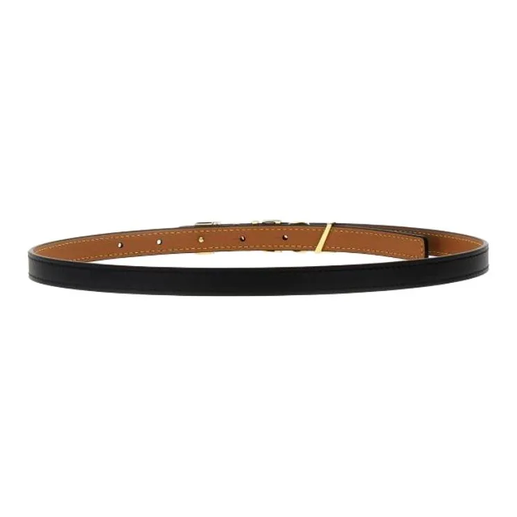 LOEWE Logo Lettering Buckle Belt-1