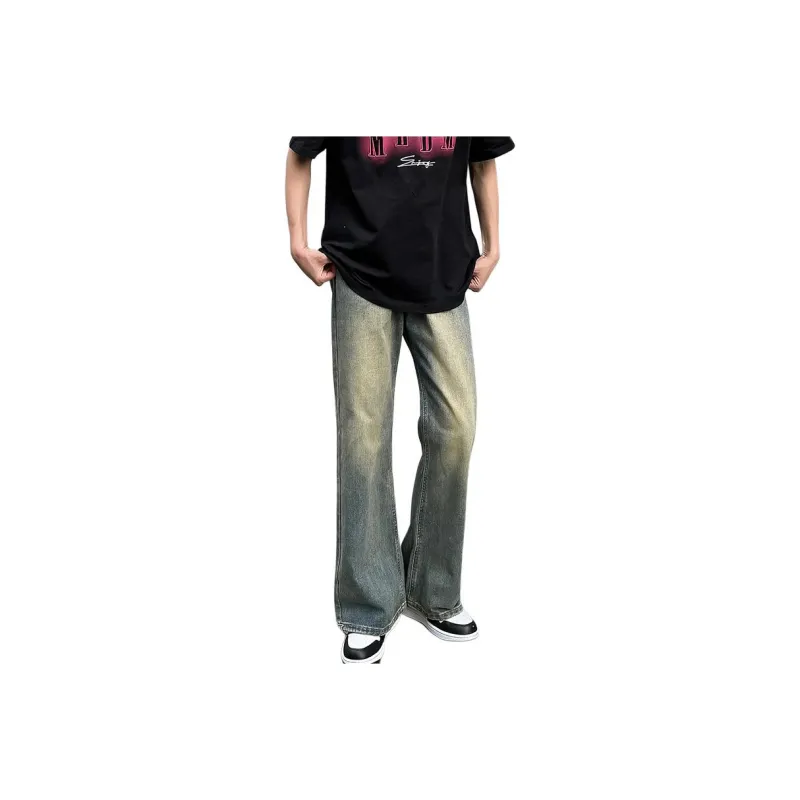 MGXEK Jeans Unisex Vintage Blue-0