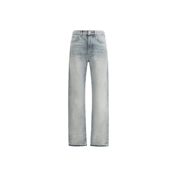 AMIRI High Waist Straight Leg Jeans