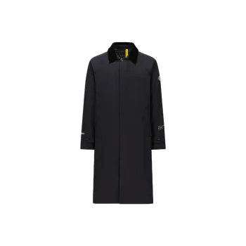 MONCLER GENIUS MONCLER GENIUS X Fujiwara Hiroshi FRGMT Trench Coats Men Marine Blue