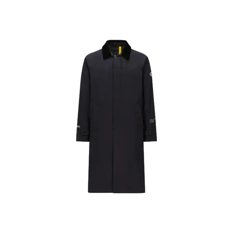 MONCLER GENIUS MONCLER GENIUS X Fujiwara Hiroshi FRGMT Trench Coats Men Marine Blue-0