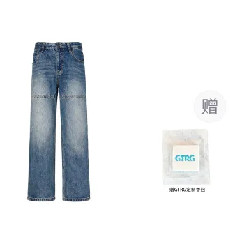 GTRG Jeans Unisex Medium Blue