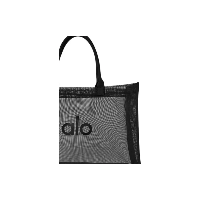Alo Yoga Nylon Tote Bag, Shopping Bag, Handbag Unisex Black-3